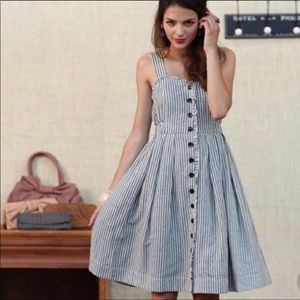 NWT Dear Creatures Hannah Dress in Stripe